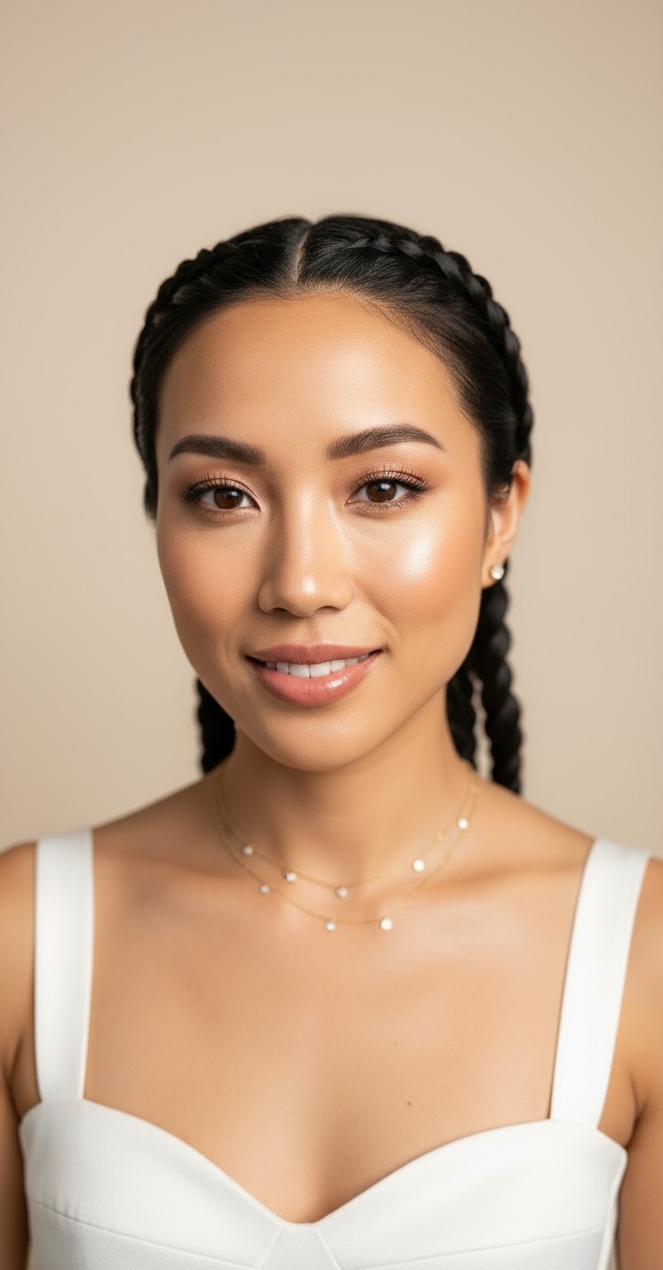 After Cornrow Braids